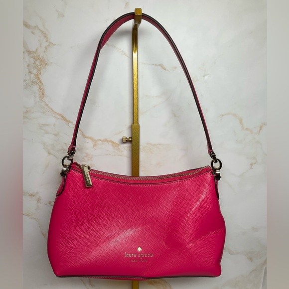 Kate Spade shoulder bag Hot Pink Leather